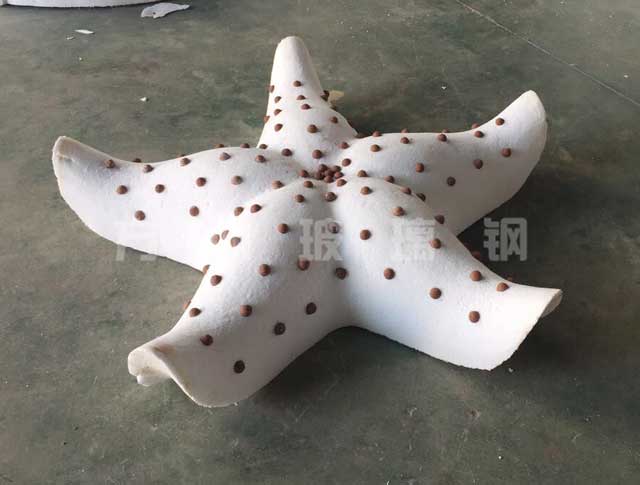 方圳为巽寮湾打造精致美观的玻璃钢海星雕塑