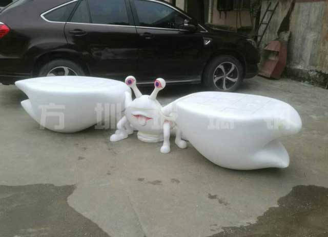 玻璃钢螃蟹休闲椅