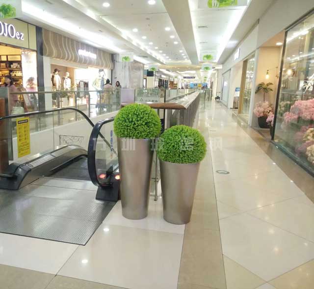 玻璃钢商场组合花盆 玻璃钢商场组合花盆