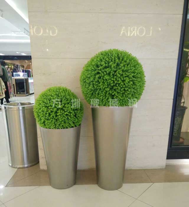 玻璃钢商场组合花盆 玻璃钢商场组合花盆