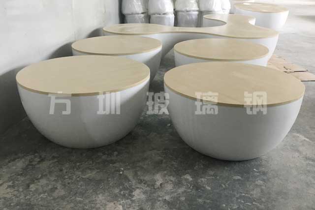 玻璃钢半圆形休闲椅 玻璃钢半圆形休闲椅