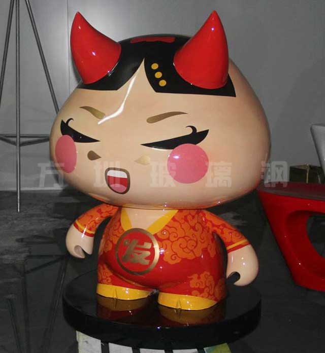 玻璃钢卡通雕塑福娃 玻璃钢卡通雕塑福娃