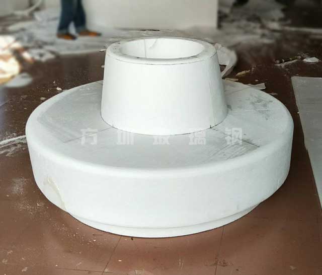 圆形玻璃钢花盆休闲椅