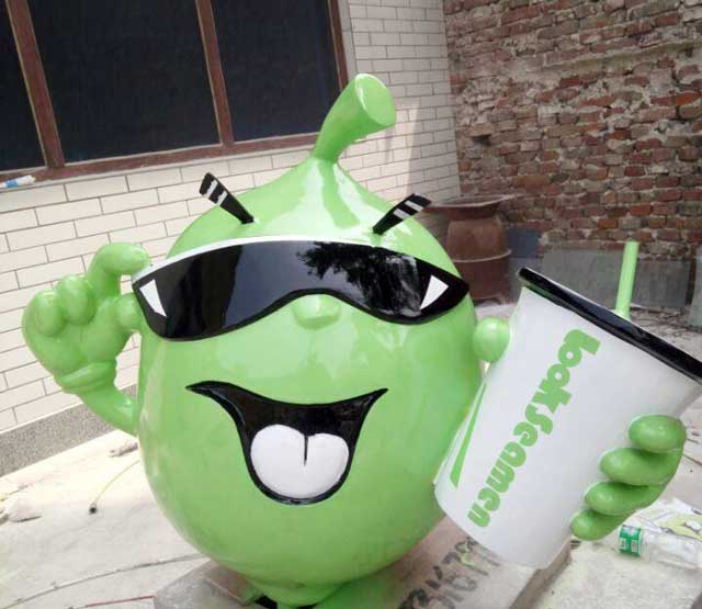 玻璃钢卡通公仔雕塑