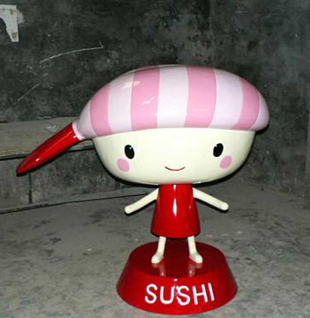 玻璃钢卡通美陈雕塑 玻璃钢卡通美陈雕塑