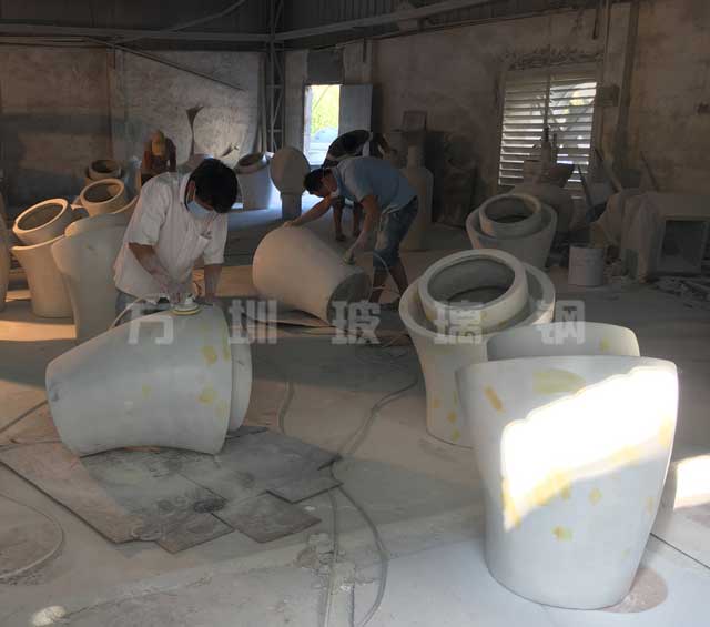 玻璃钢创意花盆 玻璃钢创意花盆