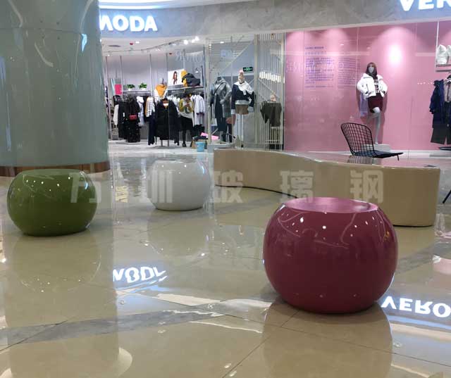 玻璃钢苹果凳 玻璃钢苹果凳