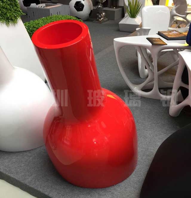 玻璃钢美陈花盆 玻璃钢美陈花盆