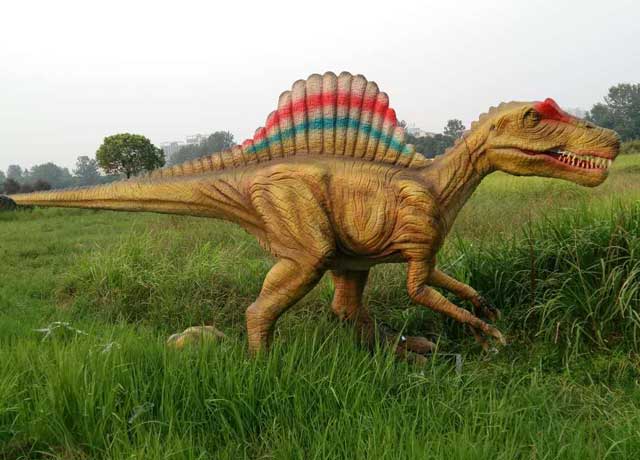 玻璃钢仿真恐龙雕塑