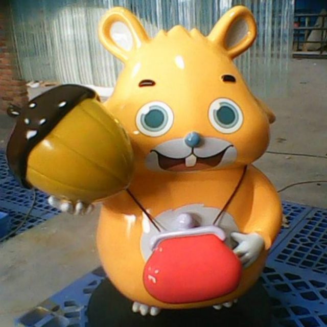 玻璃钢卡通公仔雕塑 玻璃钢卡通公仔雕塑