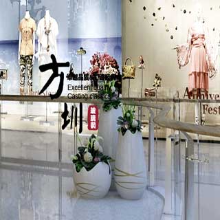 玻璃钢商场花盆