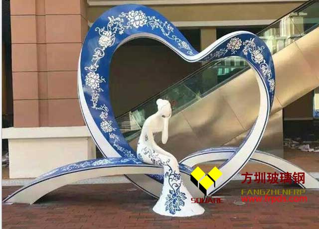 玻璃钢城市广场景观雕塑