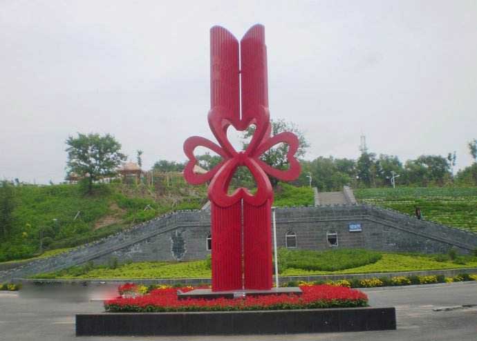 江津首个大型双拥主题雕塑开建