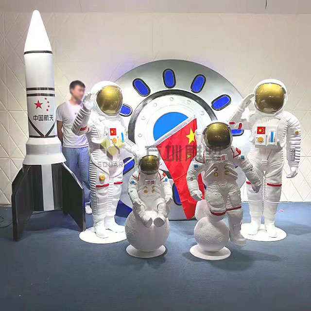 玻璃钢航空火箭模型