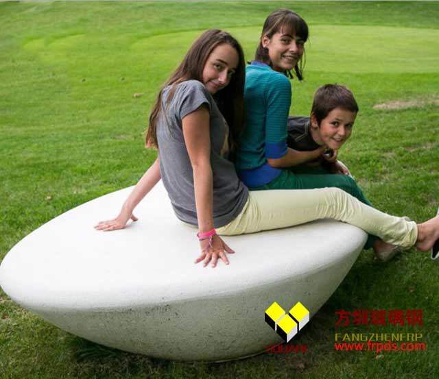 玻璃钢户外景区休闲椅