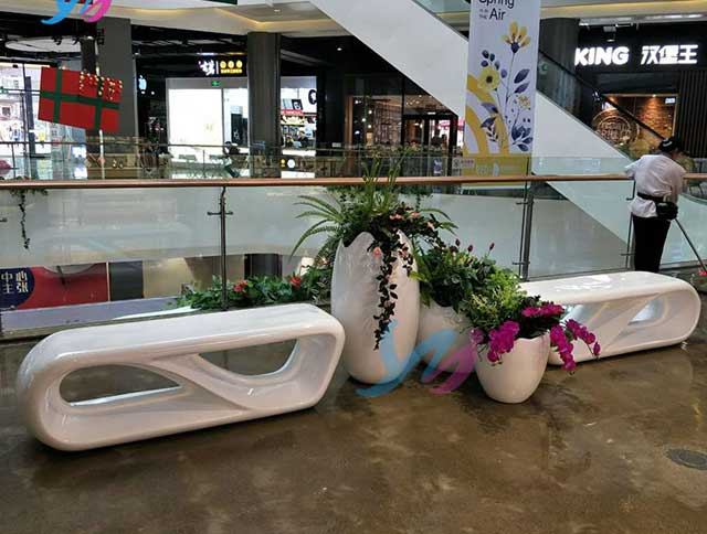 商场餐厅专用玻璃钢休闲椅