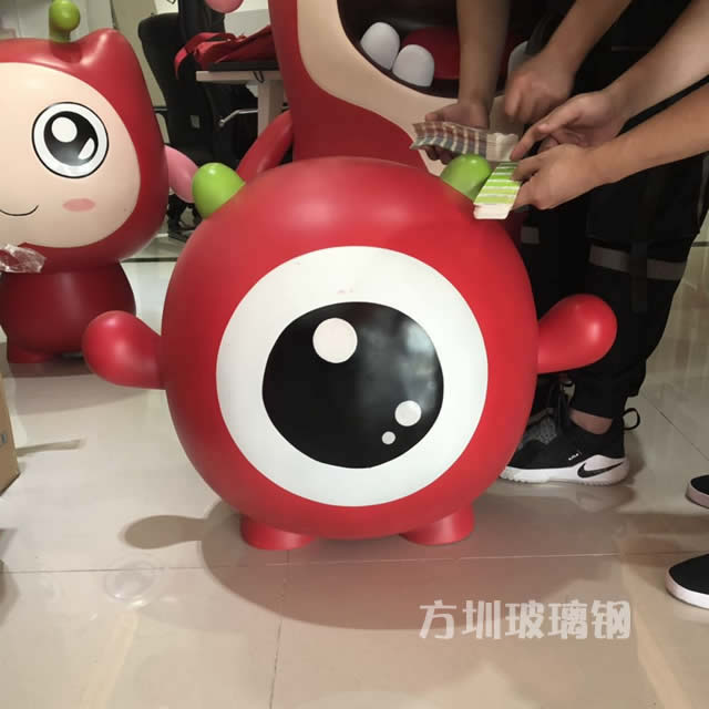 教育机构动漫卡通玻璃钢雕塑