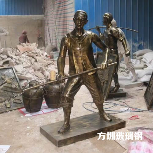 复古仿铜酿酒玻璃钢雕塑