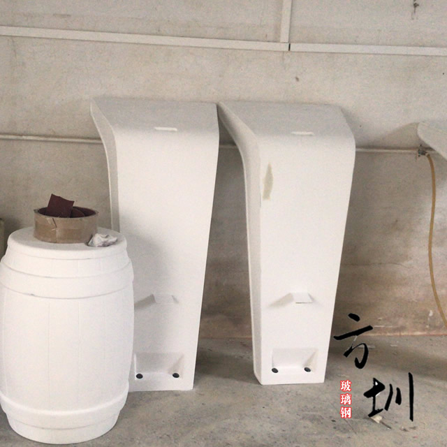 银行业务玻璃钢咨询台