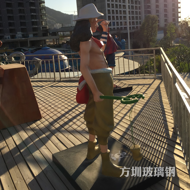 商业形象动漫人物玻璃钢雕塑