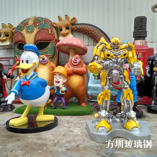 玻璃钢雕塑表面处理手法