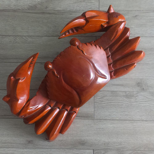 玻璃钢卡通螃蟹雕塑