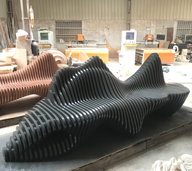 复古灰色山峰款切片休息座椅