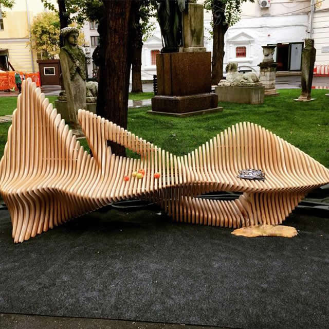 室内商场山峰款大型切片休息座椅