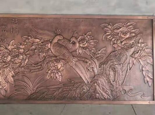 玻璃钢墙体山水浮雕