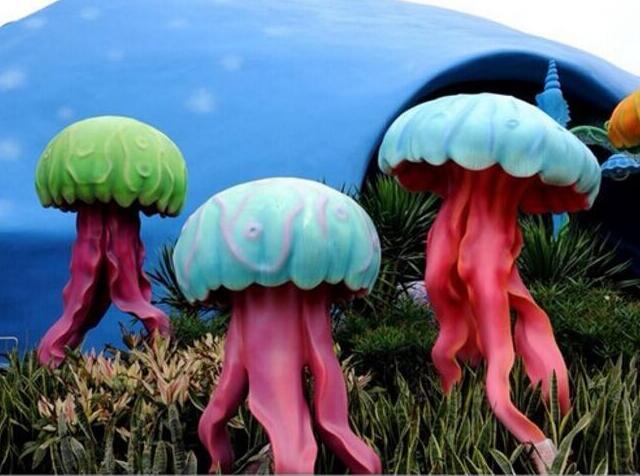 让人叹为观止玻璃钢珊瑚雕塑摆件