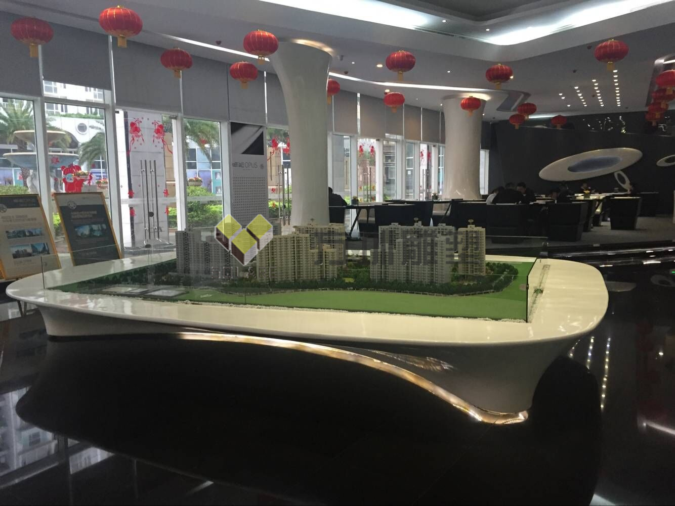 玻璃钢新楼盘沙盘模型