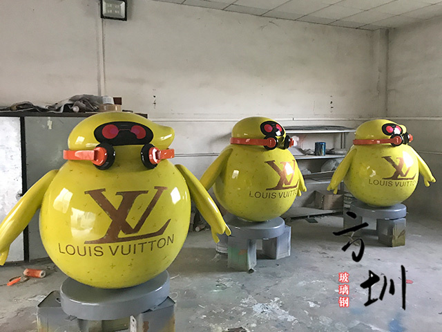 玻璃钢卡通机器人雕塑