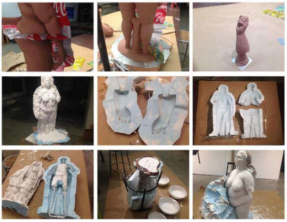 玻璃钢雕塑如何翻模？