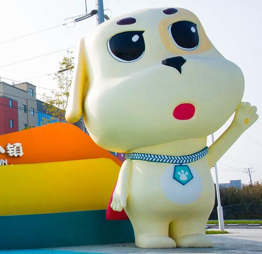 卡通玻璃钢吉祥物雕塑