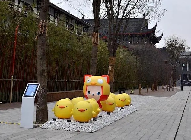 玻璃钢雕塑所富含的文化底蕴