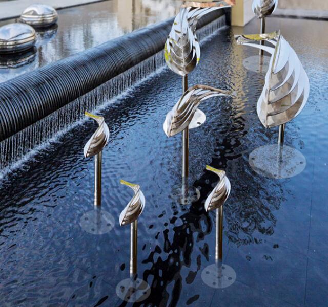 不锈钢水景雕塑订做