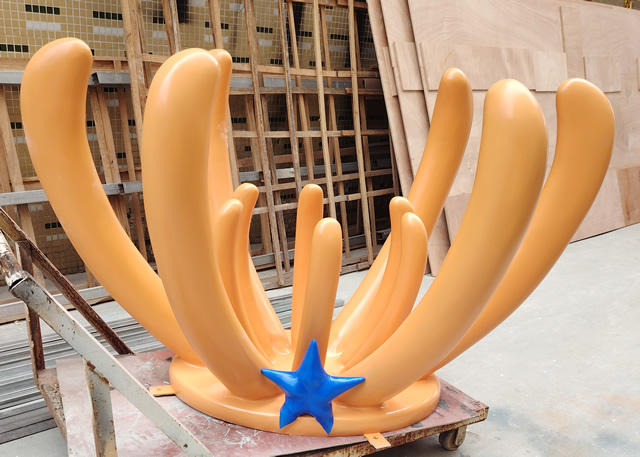 景观不锈钢珊瑚礁雕塑装饰