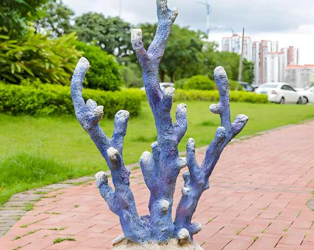 景观装饰玻璃钢珊瑚礁雕塑摆件