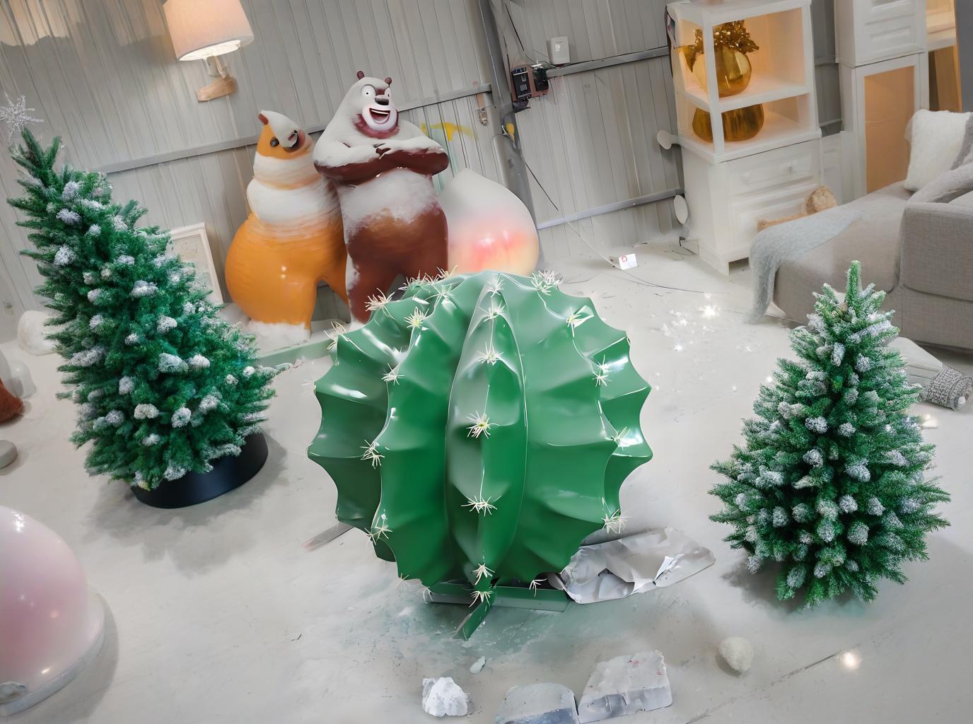 玻璃钢多肉雕塑自然与艺术的永恒融合