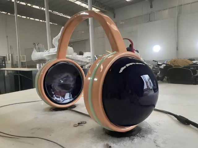 科技与艺术的交响曲玻璃钢耳机雕塑的定制密码
