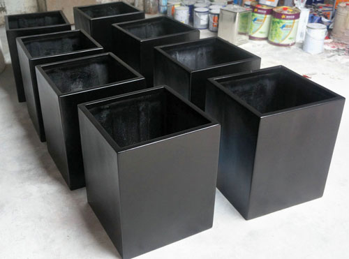 玻璃钢样板房花箱