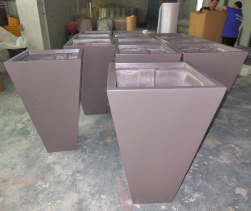 景区玻璃钢绿化花槽