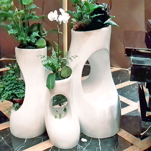 组合创意玻璃钢花瓶