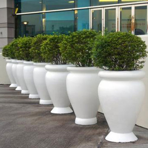 户外绿化玻璃钢花瓶