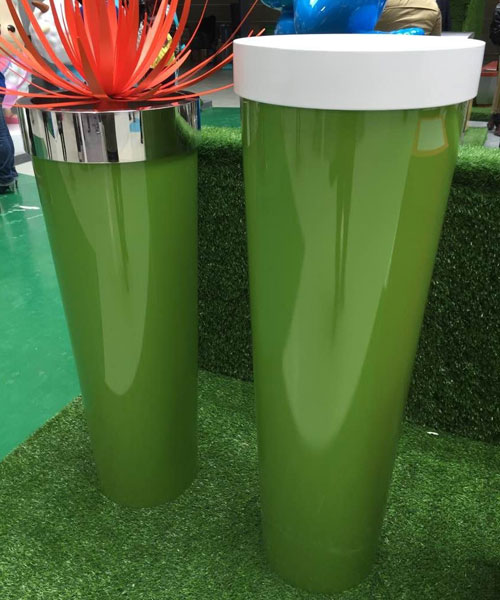 美陈玻璃钢落地花瓶