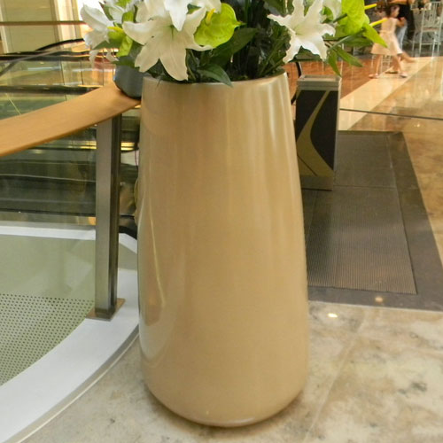 酒店高档玻璃钢花瓶