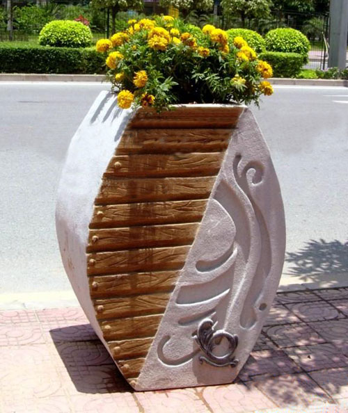 玻璃钢盆景花盆