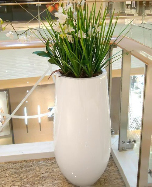 酒店阳台盆景花盆