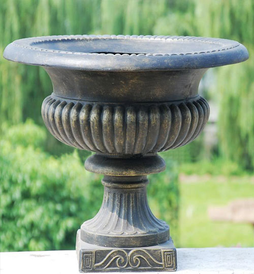 玻璃钢仿铜欧式大花盆