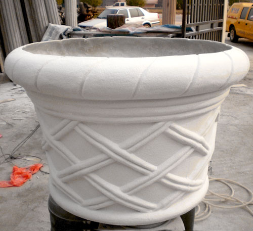 欧式艺术砂岩花盆